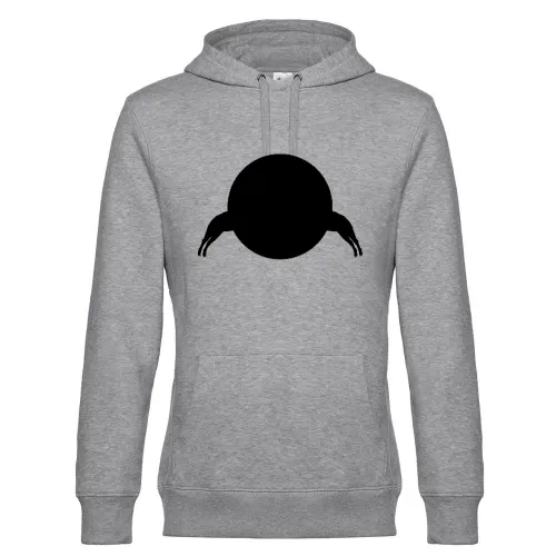 springende Steinböcke vor roter Sonne Männer Hoodie