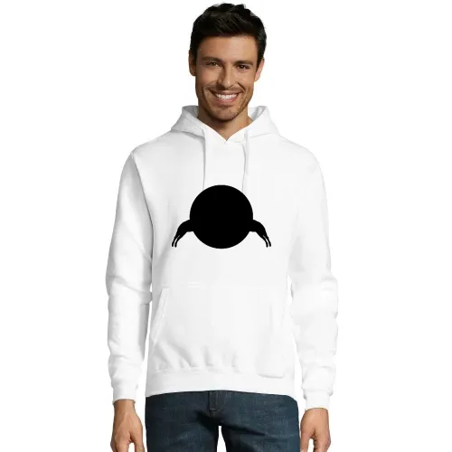 springende Steinböcke vor roter Sonne Männer Hoodie