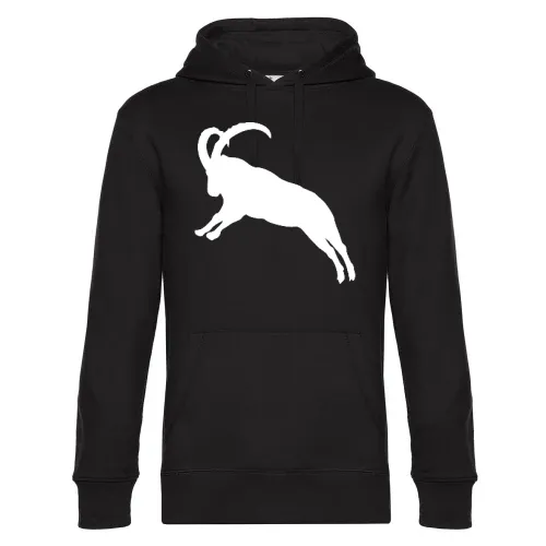 springender Steinbock Männer Hoodie