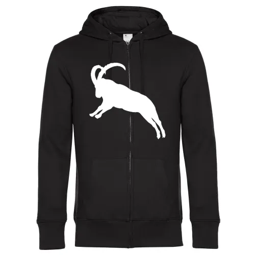 springender Steinbock Männer Hoodie