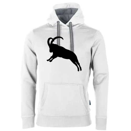 springender Steinbock Männer Hoodie