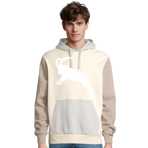 springender Steinbock Männer Hoodie