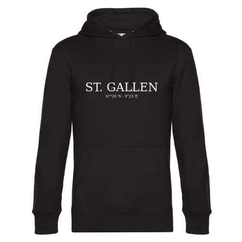 St. Gallen Koordinaten Hoodie Männer King Hooded