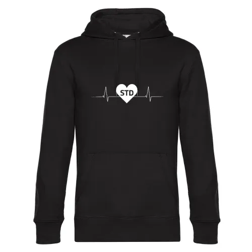Stade STD Nummernschild Herzschlag Hoodie Männer King Hooded