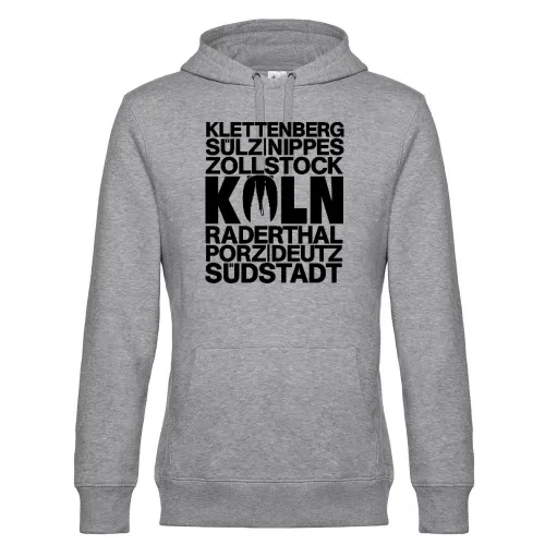 Stadtteile Köln 3.0 Hoodie Männer King Hooded
