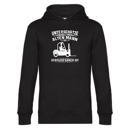 Staplerfahrer Gabelstapler Alter Mann Spruch Hoodie Männer King Hooded