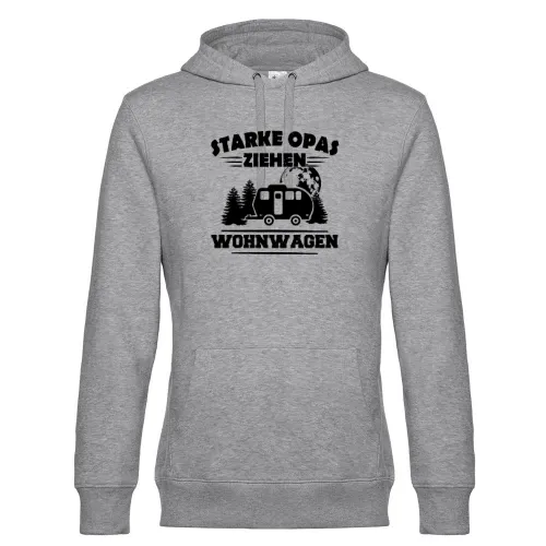Starker Opa Wohnwagen Camping Großvater Geschenk Hoodie Männer King Hooded