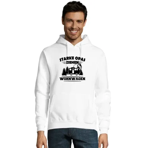 Starker Opa Wohnwagen Camping Großvater Geschenk Hoodie Männer Snake