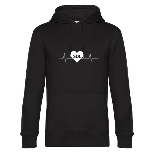 Stendal SDL Nummernschild Herzschlag Hoodie Männer King Hooded