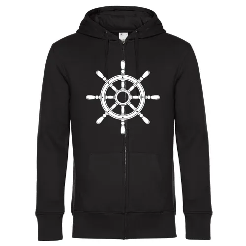 Steuerrad vom Schiff Männer Hoodie