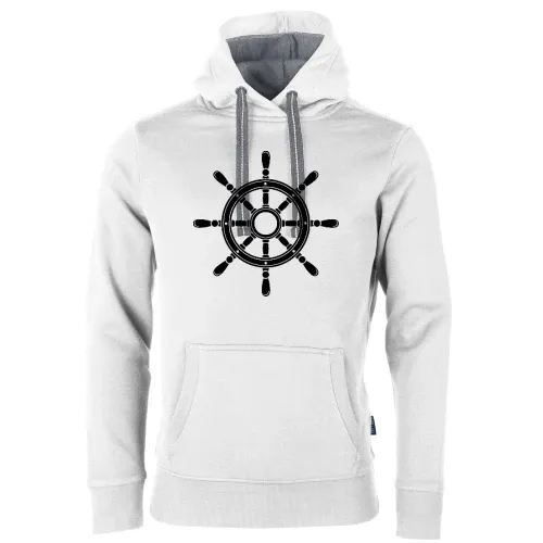 Steuerrad vom Schiff Männer Hoodie