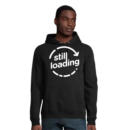 Still Loading Ladepfeil Hoodie Männer Stellar Bio