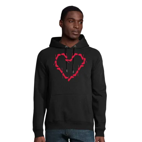 Stöckelschuhe Herz Hoodie Männer Stellar Bio