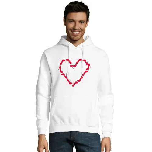 Stöckelschuhe Herz Männer Hoodie Stöckelschuhe Herz Hoodie