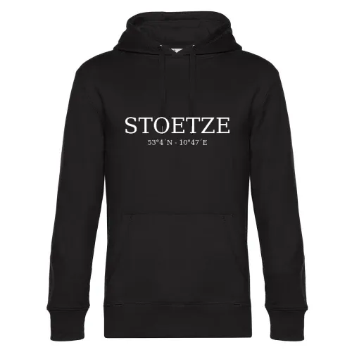 Stoetze Koordinaten Hoodie Männer King Hooded