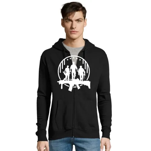 Sturmgewehr Logo - Bundeswehr Soldat im Einsatz Männer Hoodie