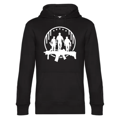 Sturmgewehr Logo - Bundeswehr Soldat im Einsatz Männer Hoodie