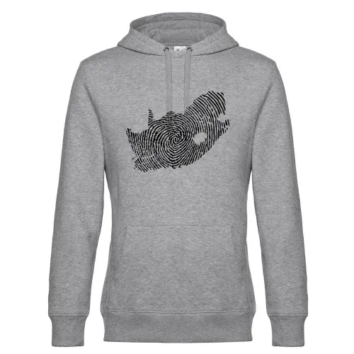 Südafrika Fingerabdruck Hoodie Männer King Hooded