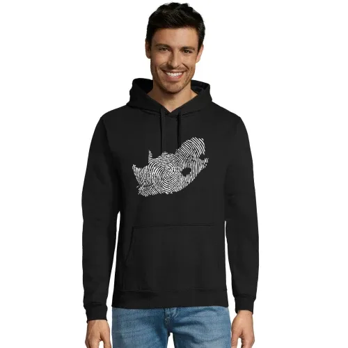 Südafrika Fingerabdruck Hoodie