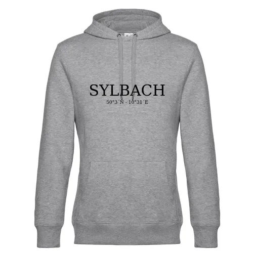 Sylbach Koordinaten Hoodie Männer King Hooded