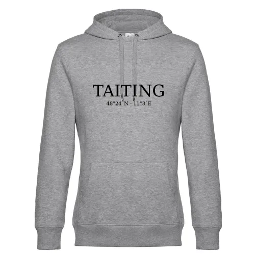 Taiting Koordinaten Hoodie Männer King Hooded