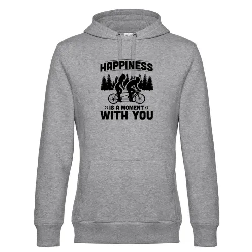 Tandem Fahrrad Happiness Spruch Radfahrer Hoodie Männer King Hooded