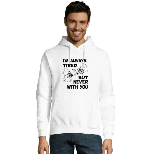 Tandem Fahrrad Liebe Radfahrer Paar Spruch Hoodie Männer Snake