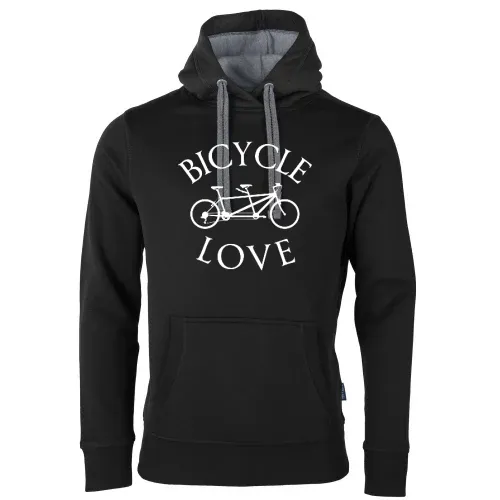 Tandem Fahrrad Männer Hoodie