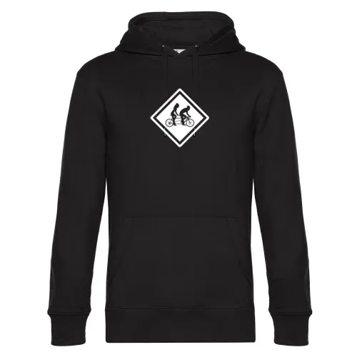 Tandem Fahrrad Symbol Zeichen fuer Paare Hoodie Männer King Hooded