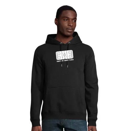 That s My Happy Place Eishockey Ice Hockey Spruch Hoodie Männer Stellar Bio