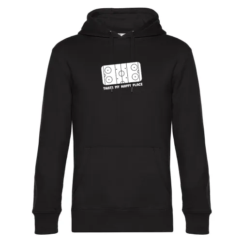 That s My Happy Place Eishockey Ice Hockey Spruch Hoodie Männer King Hooded