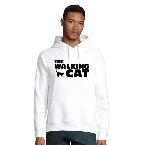 the walking Cat Männer Hoodie