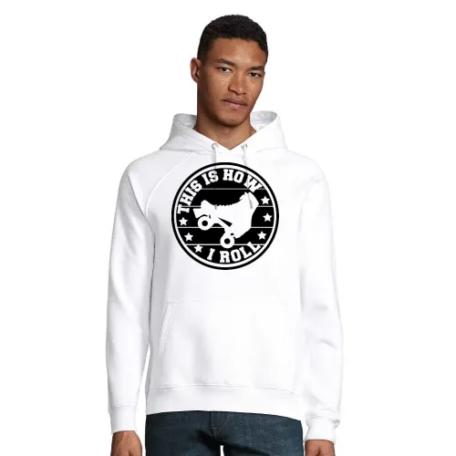 This Is How I Roll Skaten Rollschuh Laufen Hoodie Männer Stellar Bio