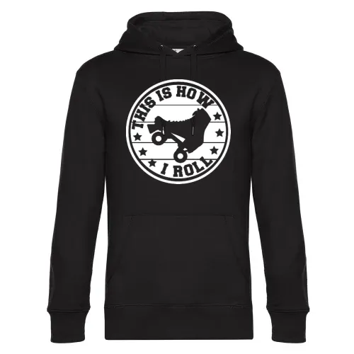 This Is How I Roll Skaten Rollschuh Laufen Hoodie Männer King Hooded