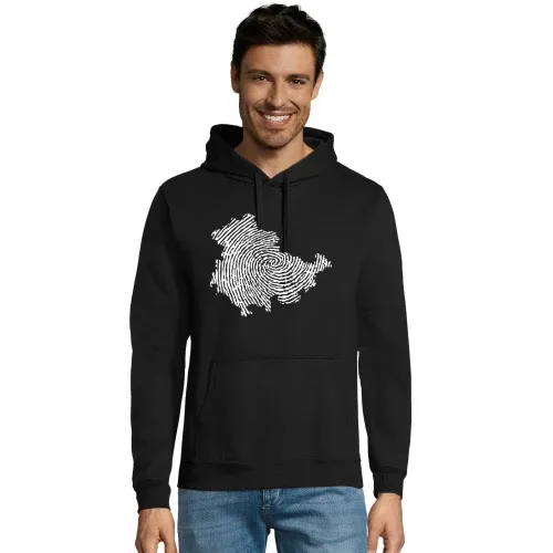 Thüringen Fingerabdruck Hoodie