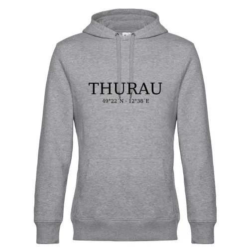 Thurau Koordinaten Hoodie Männer King Hooded