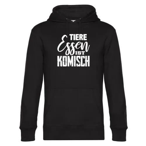 Tiere essen ist KOMISCH Hoodie Männer King Hooded