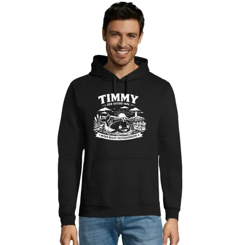 Timmy der Ostsee Wal Männer Hoodie