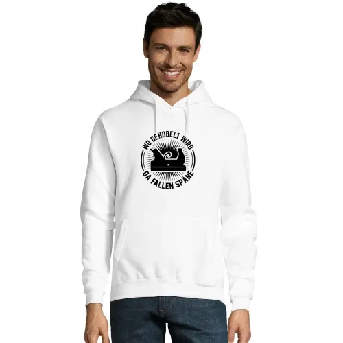 Tischler Hobeln Späne Spruch Handwerker Heimwerker Hoodie Männer Snake