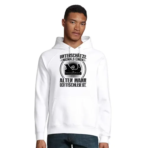 Tischler Mann Basteln Zimmermann Handwerker Hobel Hoodie Männer Stellar Bio