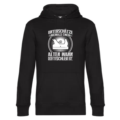 Tischler Mann Basteln Zimmermann Handwerker Hobel Hoodie Männer King Hooded