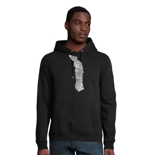 Togo Fingerabdruck Hoodie Männer Stellar Bio