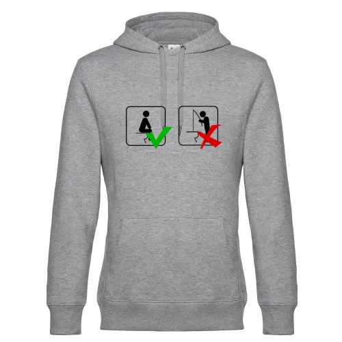 Toilettenregeln Hoodie Männer King Hooded