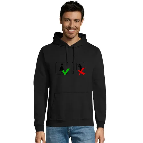Toilettenregeln Hoodie Männer Snake