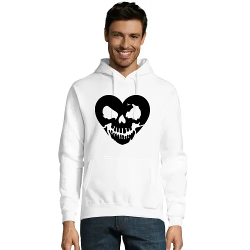 Totenschädel in Herzform 2.0 Hoodie