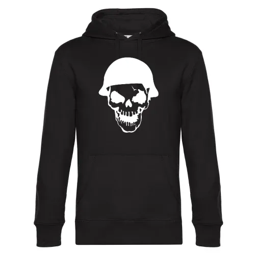 Totenschädel mit Chopperhelm Hoodie Männer King Hooded
