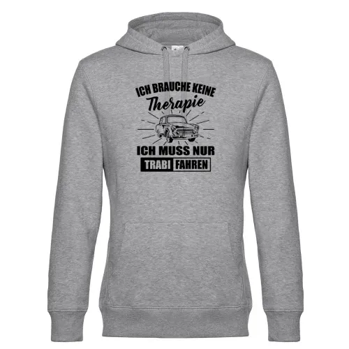 Trabi Therapie DDR Kultfahrzeug Geschenkidee Hoodie Männer King Hooded