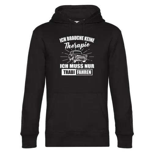 Trabi Therapie DDR Ostdeutschland Ossi Geschenk Hoodie Männer King Hooded