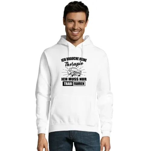 Trabi Therapie DDR Ostdeutschland Ossi Geschenk Hoodie Männer Snake