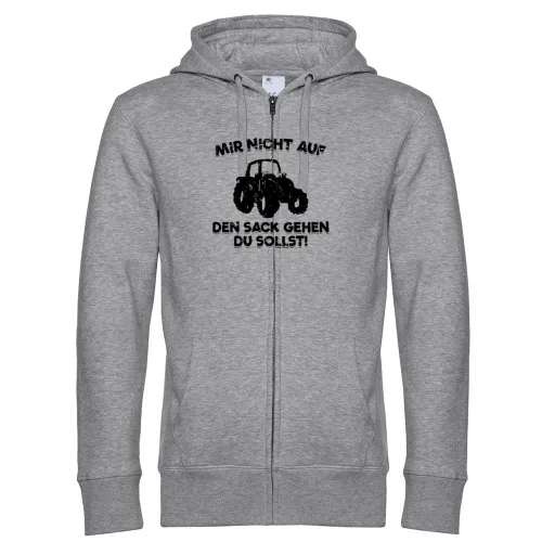 Traktor Nicht Auf Den Sack Gehen Du Sollst! Spruch Männer Hoodie